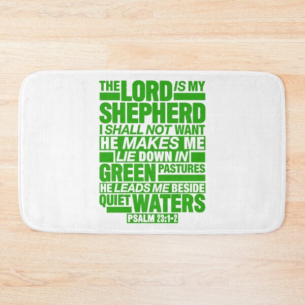 Item preview, Psalm 23:1-2 The Lord Is My Shepherd designed and sold by plushism.