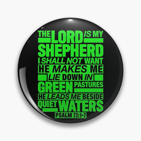 Item preview, Psalm 23:1-2 The Lord Is My Shepherd designed and sold by plushism.