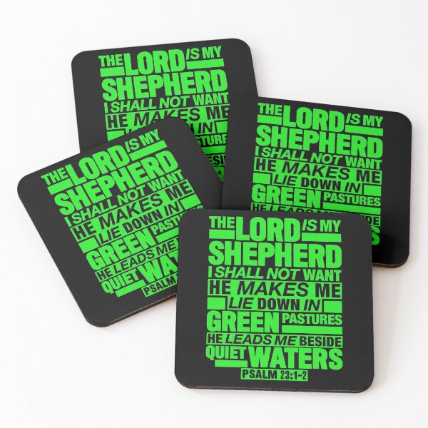 Item preview, Psalm 23:1-2 The Lord Is My Shepherd designed and sold by plushism.