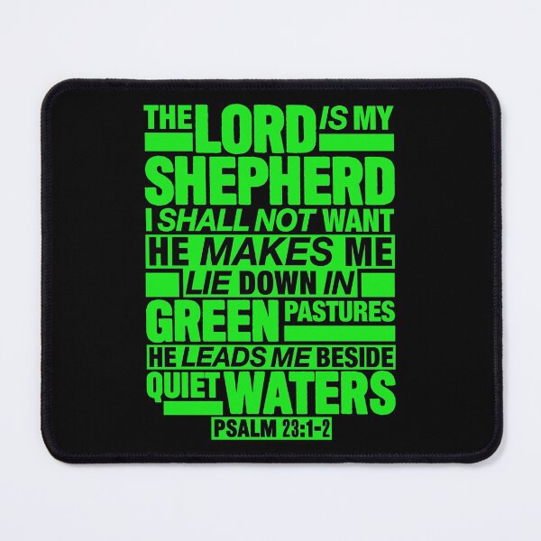 Item preview, Psalm 23:1-2 The Lord Is My Shepherd designed and sold by plushism.