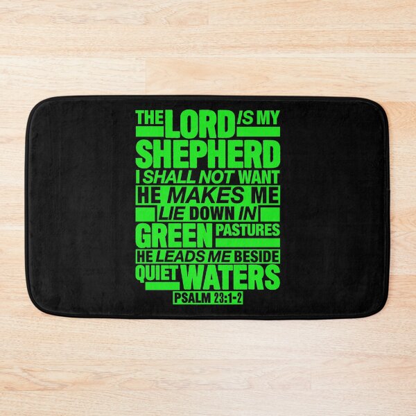 Item preview, Psalm 23:1-2 The Lord Is My Shepherd designed and sold by plushism.