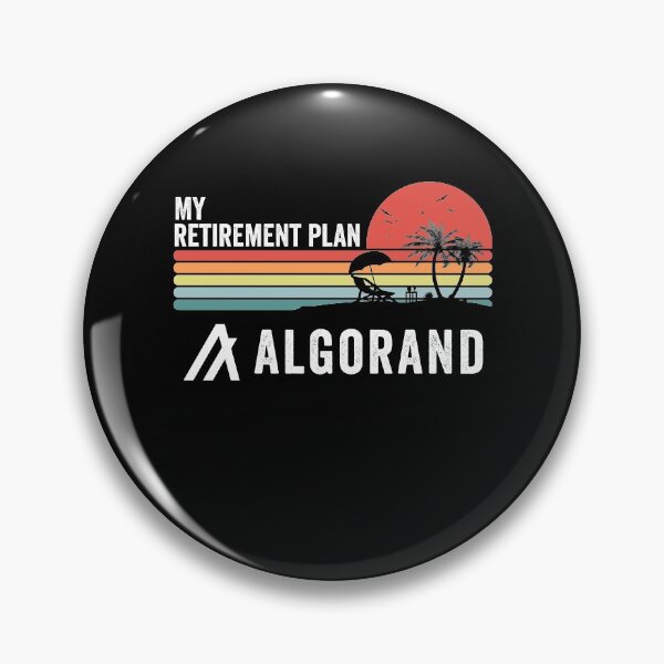Artikelvorschau, Vintage Algorand Coin ALGO Crypto Mein Ruhestandsplan Cryptocurrency Blockchain Wallet entworfen und verkauft von EmmaRichardso.