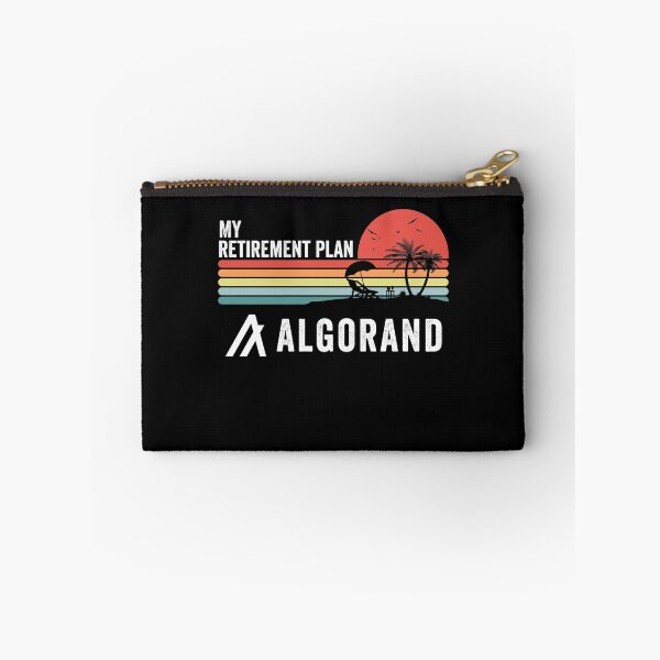 Item preview, Vintage Algorand Coin ALGO Crypto My Retirement Plan Cryptocurrency Blockchain Wallet designed and sold by EmmaRichardso.