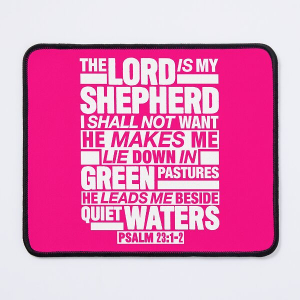 Item preview, Psalm 23:1-2 The Lord Is My Shepherd designed and sold by plushism.