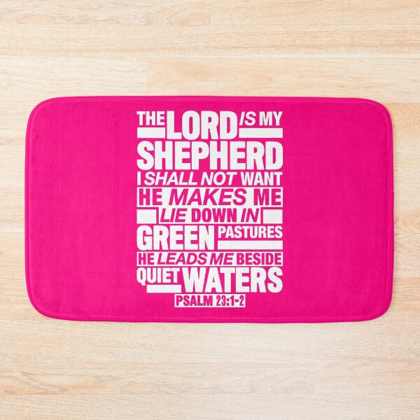 Item preview, Psalm 23:1-2 The Lord Is My Shepherd designed and sold by plushism.