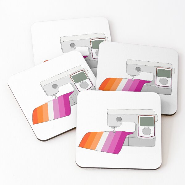 Item preview, Sewing Machine (Lesbian Pride Flag) designed and sold by nklange240.