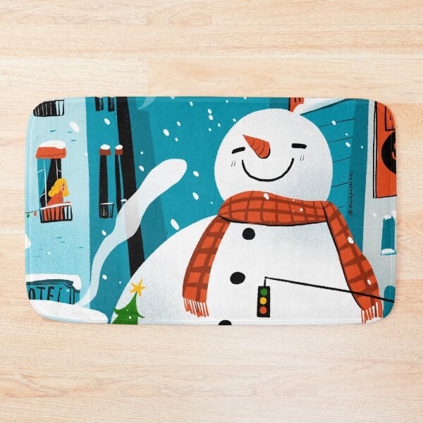 Item preview, Snowman in the City designed and sold by RiynnLee.