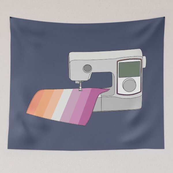 Item preview, Sewing Machine (Pastel Lesbian Pride Flag) designed and sold by nklange240.