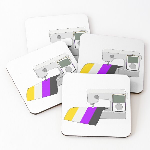 Item preview, Sewing Machine (Nonbinary Pride Flag) designed and sold by nklange240.