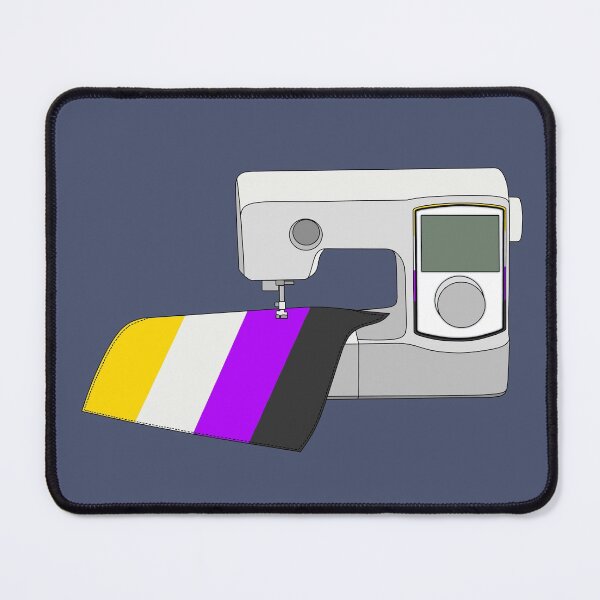 Item preview, Sewing Machine (Nonbinary Pride Flag) designed and sold by nklange240.