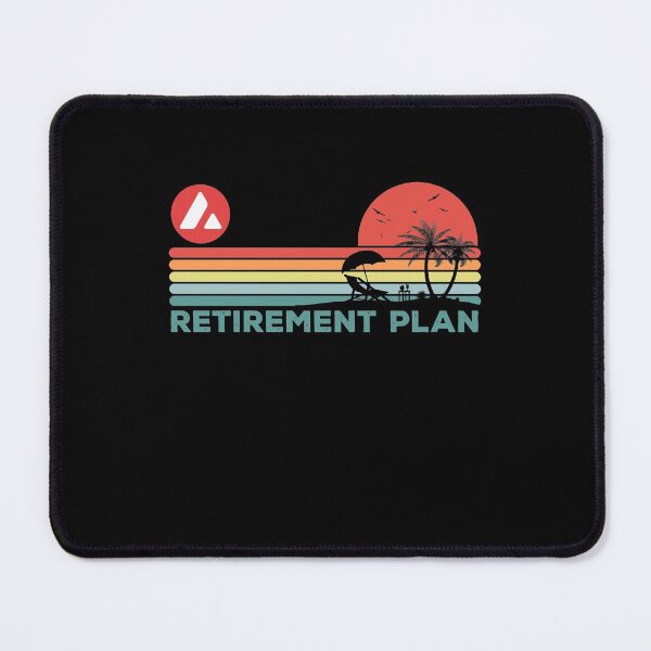 Item preview, Vintage Avalanche Coin AVAX Crypto My Retirement Plan Cryptocurrency Blockchain Wallet designed and sold by EmmaRichardso.
