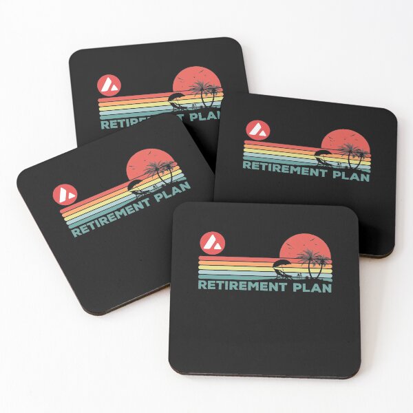 Item preview, Vintage Avalanche Coin AVAX Crypto My Retirement Plan Cryptocurrency Blockchain Wallet designed and sold by EmmaRichardso.