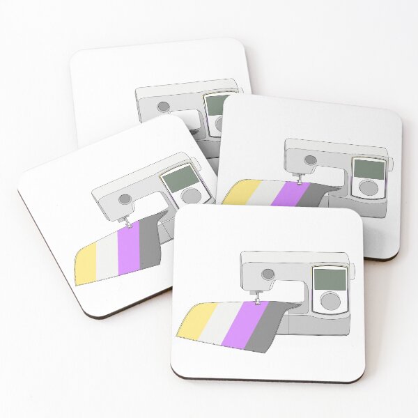 Item preview, Sewing Machine (Pastel Nonbinary Pride Flag) designed and sold by nklange240.