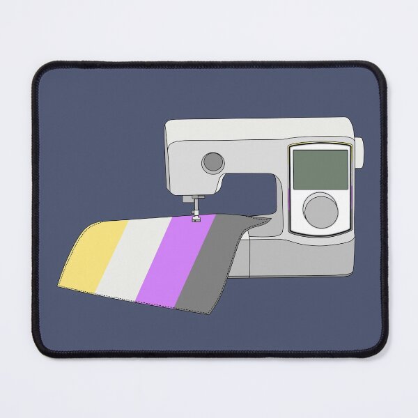 Item preview, Sewing Machine (Pastel Nonbinary Pride Flag) designed and sold by nklange240.