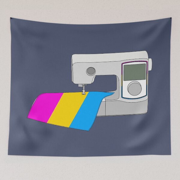 Item preview, Sewing Machine (Pansexual Pride Flag) designed and sold by nklange240.