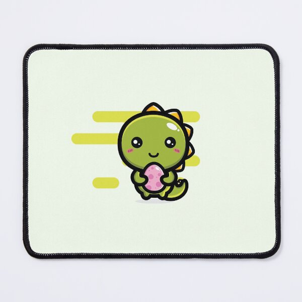 Item preview, Kawaii Baby Dinosaur With Egg Cute Blushing Dino Animals designed and sold by Simplyy  Unique.