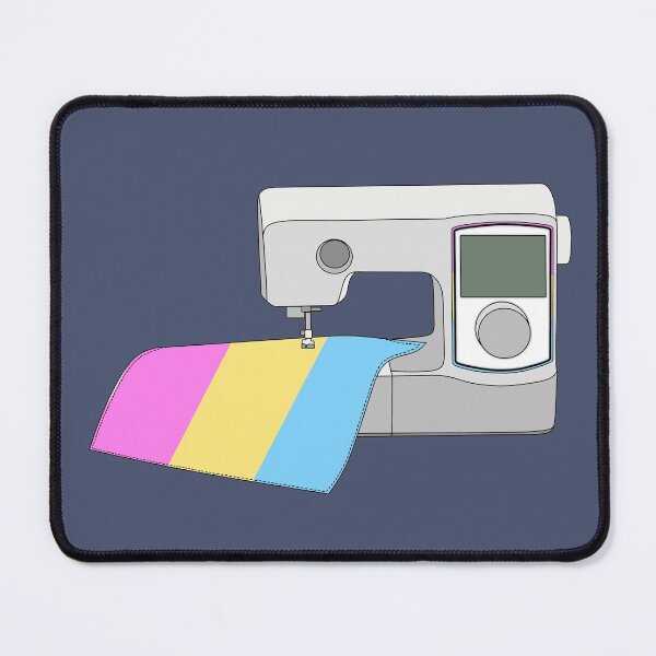 Item preview, Sewing Machine (Pastel Pansexual Pride Flag) designed and sold by nklange240.