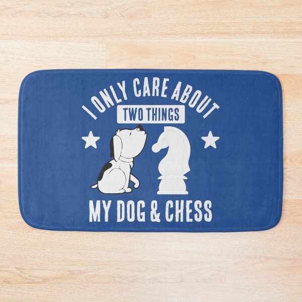 Item preview, I Only Care About Two Things: My Dog and Chess designed and sold by ChessMadness.