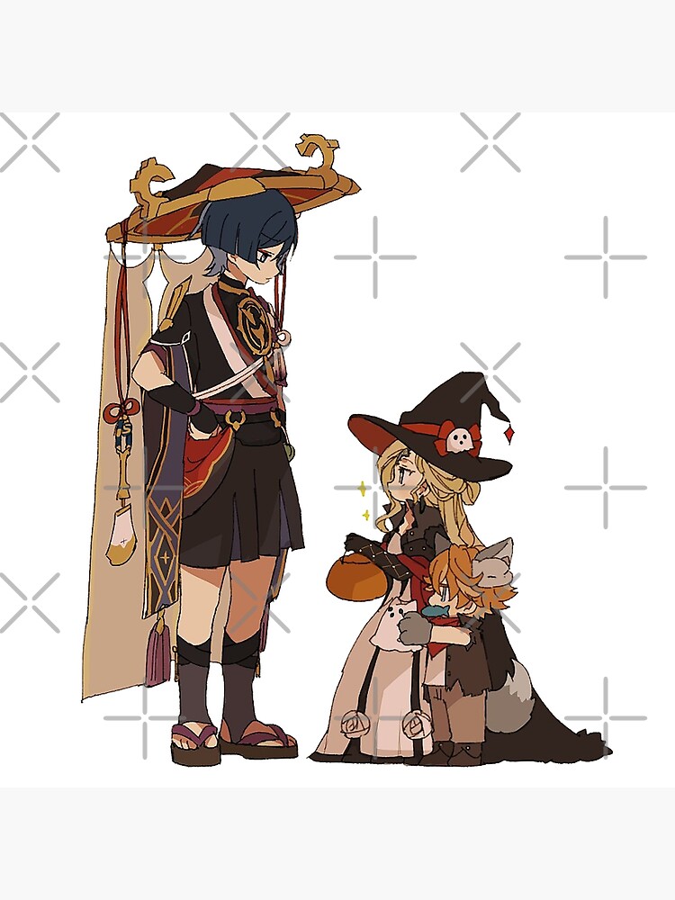 Scaramouche and Childe as Code Vein Characters Genshin Impact