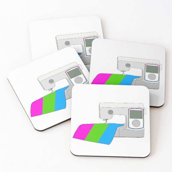 Item preview, Sewing Machine (Polysexual Pride Flag) designed and sold by nklange240.