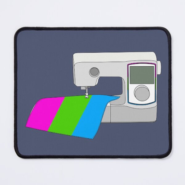 Item preview, Sewing Machine (Polysexual Pride Flag) designed and sold by nklange240.