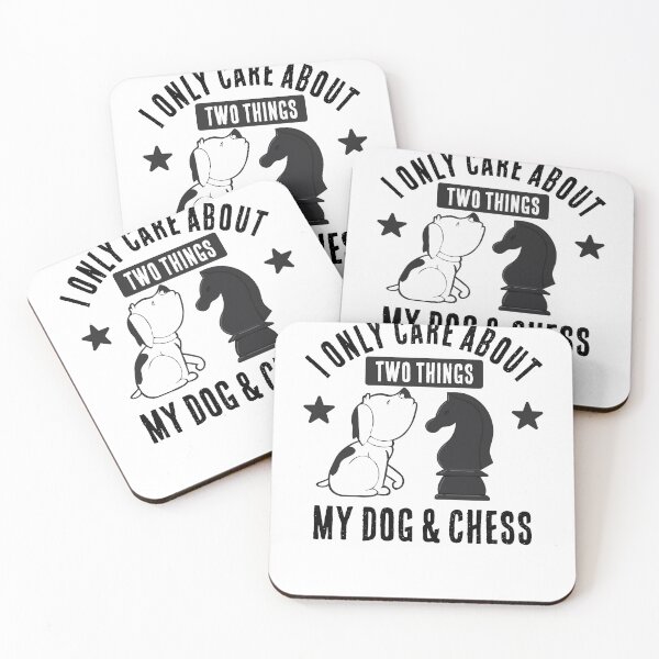 Item preview, I Only Care About Two Things: My Dog and Chess designed and sold by ChessMadness.