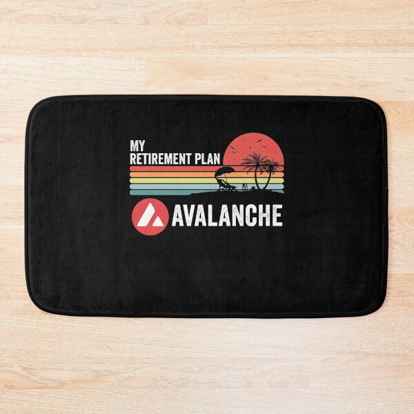 Item preview, Vintage Avalanche Coin AVAX Crypto My Retirement Plan Cryptocurrency Blockchain Wallet designed and sold by EmmaRichardso.