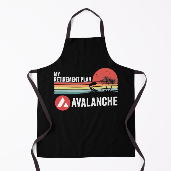 Item preview, Vintage Avalanche Coin AVAX Crypto My Retirement Plan Cryptocurrency Blockchain Wallet designed and sold by EmmaRichardso.