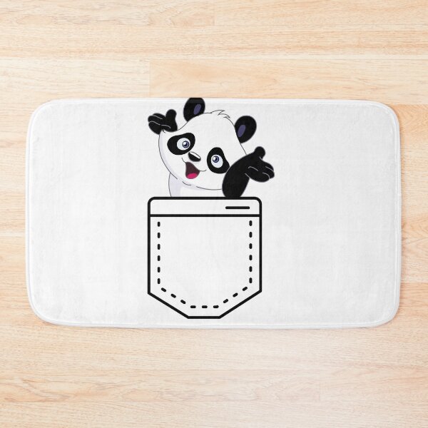 Item preview, panda in pocket, pocket, panda lovers, panda, grizzly, kawaii panda designed and sold by helkav.