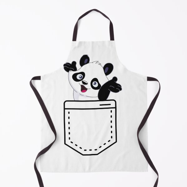 Item preview, panda in pocket, pocket, panda lovers, panda, grizzly, kawaii panda designed and sold by helkav.
