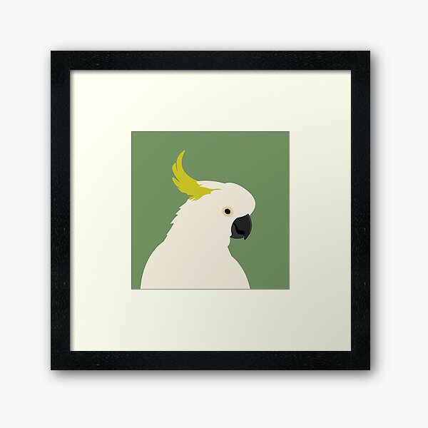 Cockatoo - Australian Bird Framed Art Print