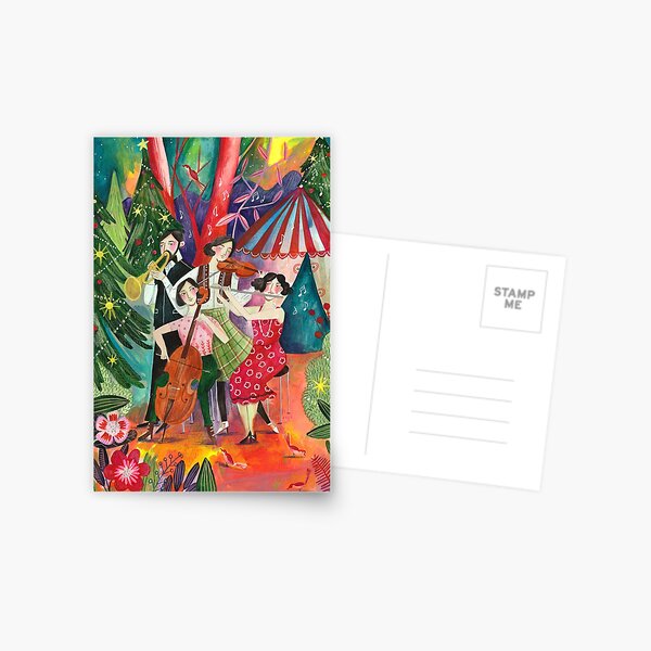 Item preview, Christmas circus music in the forest designed and sold by Caroline Bonne Müller.