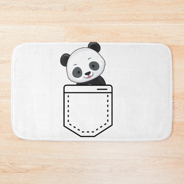 Item preview, panda in pocket, pocket, panda lovers, panda, grizzly, kawaii panda designed and sold by helkav.