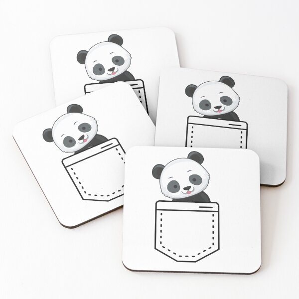 Item preview, panda in pocket, pocket, panda lovers, panda, grizzly, kawaii panda designed and sold by helkav.