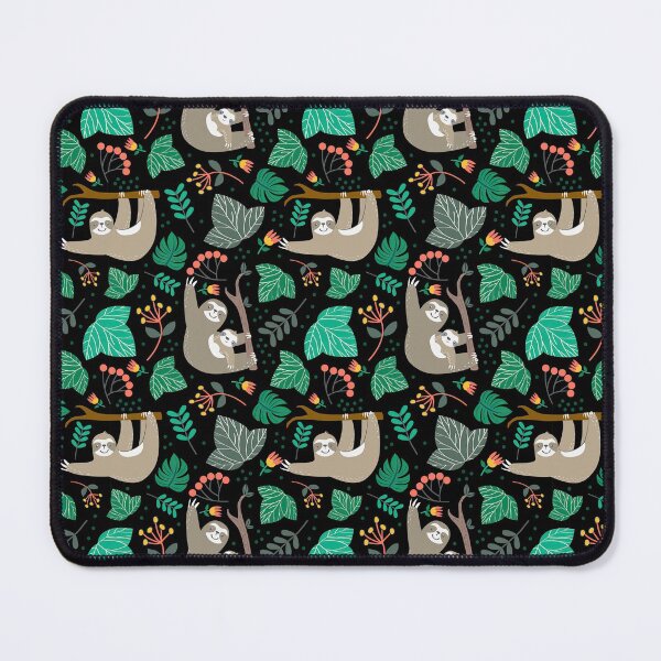 Item preview, Sloth Mom And Baby Jungle Palm Trees designed and sold by HauckClothing.