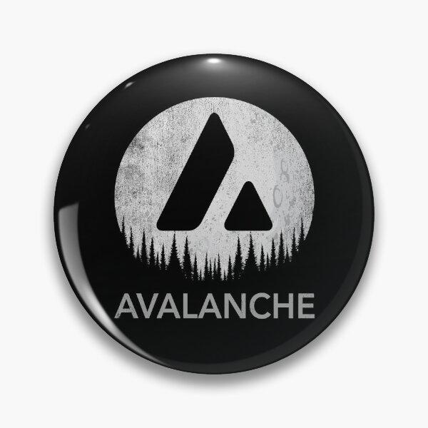 Item preview, Vintage Avalanche Coin AVAX Crypto To The Moon Cryptocurrency Blockchain Wallet designed and sold by EmmaRichardso.