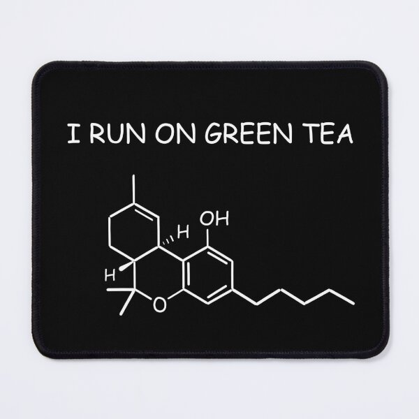 Item preview, I Run On Green Tea -THC designed and sold by comicwithout.