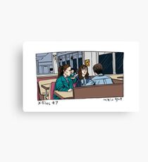X-Files - Diner Canvas Print