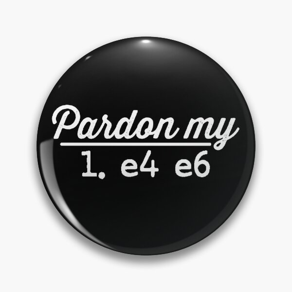 Item preview, Pardon My ... designed and sold by ChessMadness.