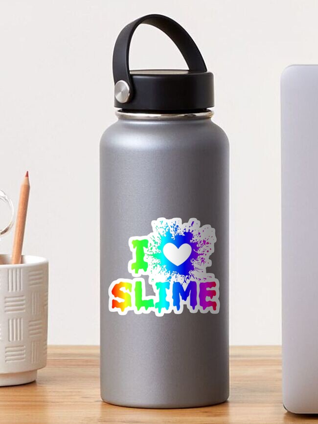I Love Slime Funny Rainbow Bright Heart Craft Splat T Shirt I Love Slime Funny Rainbow Bright Heart Craft Splat T Shirt