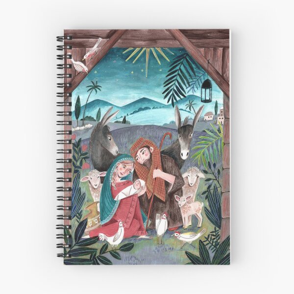 Artikelvorschau, Süße Freude an der religiösen Krippenillustration entworfen und verkauft von Caroline Bonne Müller.