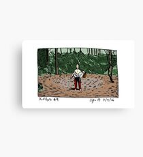 X-Files - Leaves Canvas Print