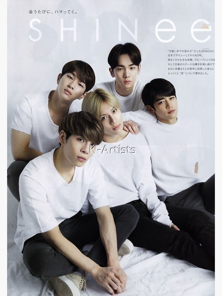 Shinee Japan Magazine Cover Greeting Card For Sale By K Artists Redbubble