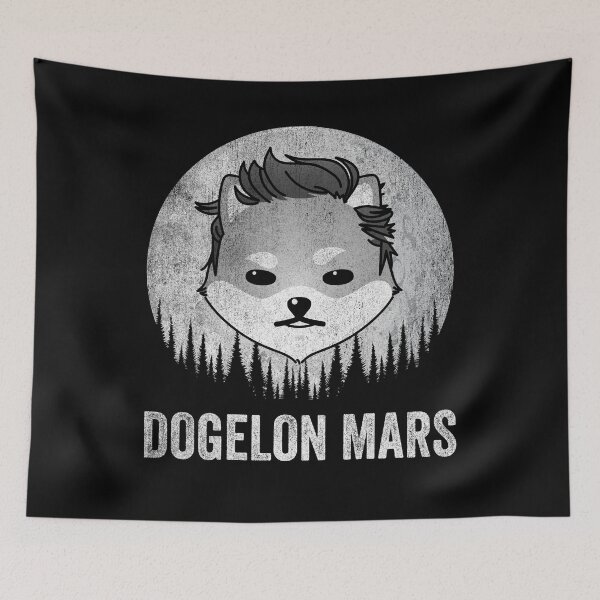 Item preview, Vintage Dogelon Mars Crypto Coin To The Moon Cryptocurrency Blockchain Wallet designed and sold by EmmaRichardso.
