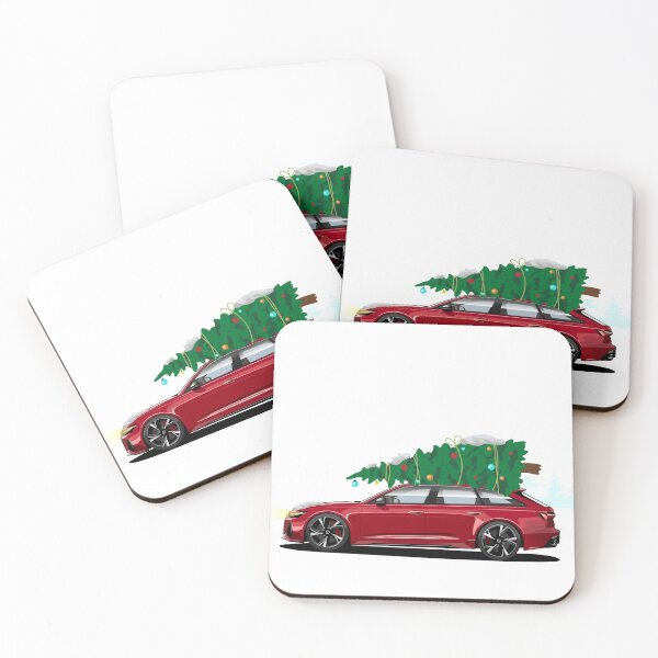 Item preview, Christmas Audi RS6 Illustration Vector designed and sold by CustomDesignsRo.