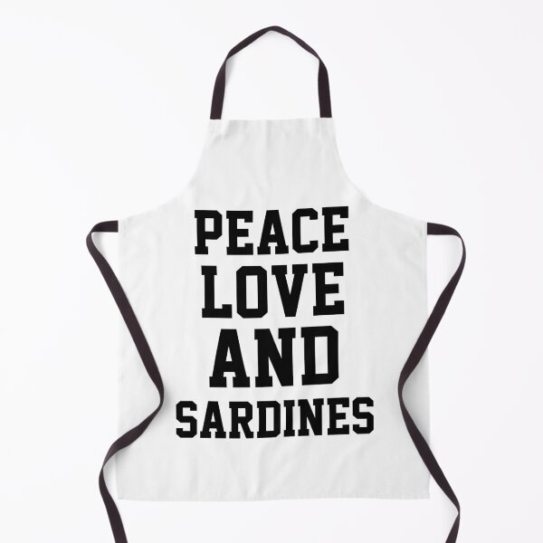 Item preview, Peace Love And Sardines designed and sold by Yay Design.