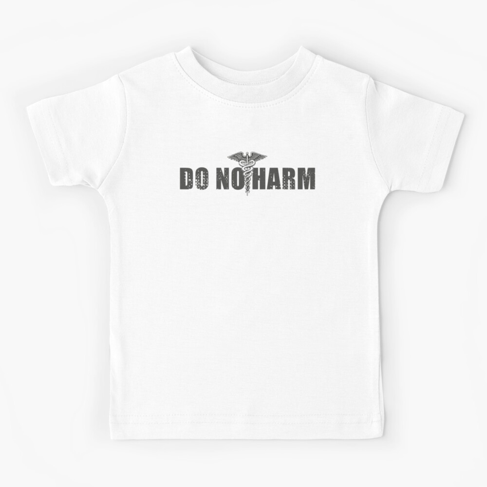 do-no-harm-caduceus-symbol-of-doctor-staff-of-medicine-kids-t-shirt