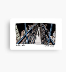 X-Files - Shelves Canvas Print