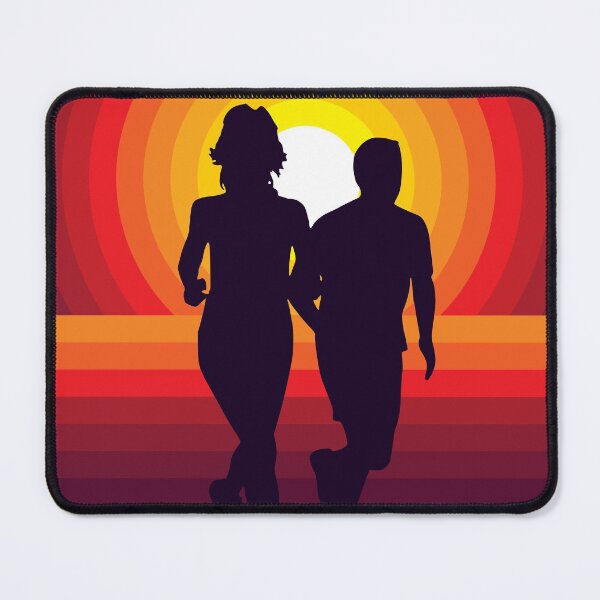 Item preview, Just Keep Running - Summer Sunset Silhouette (Couple) designed and sold by STUDIO-72.