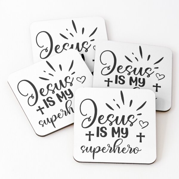 Item preview, Christian Salvation Quote Cute Saying Jesus is My Superhero designed and sold by Barbarathyler.